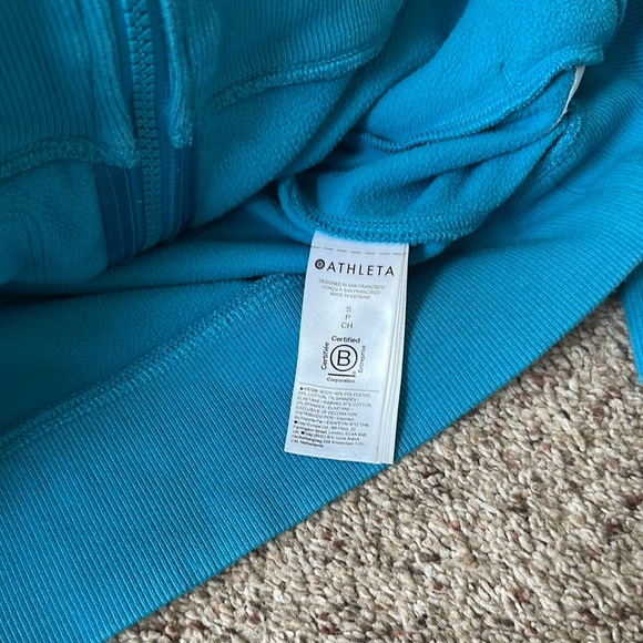 Athleta Blue Zip-Up jacket - Picture 5 of 6